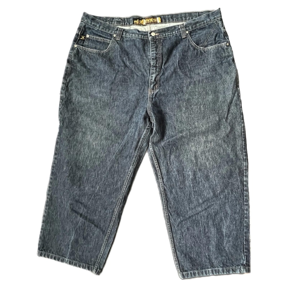 Jordin Denim Shorts Blue Acid Wash Baggy Skater Vintage 90s Size 44